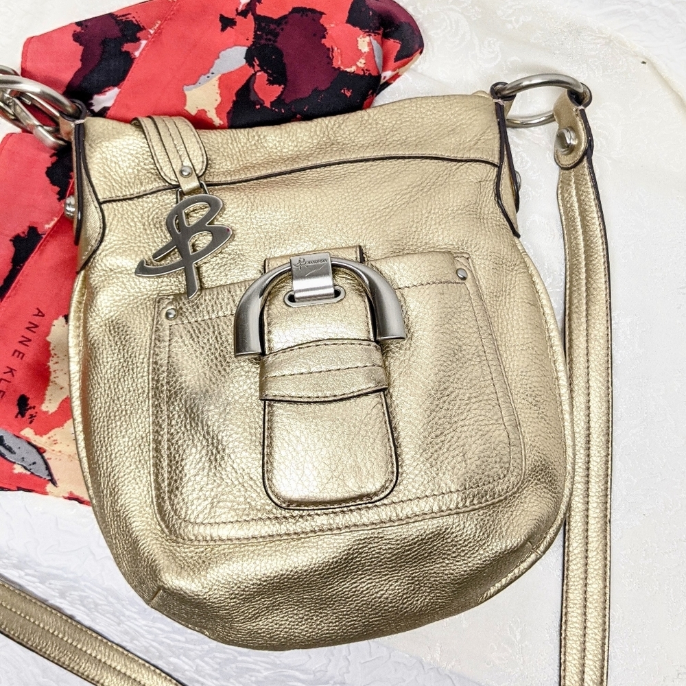 B. Makowsky Gold Crossbody